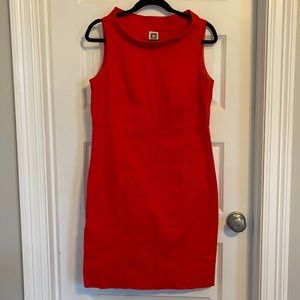 Anne Klein Orange Dress Sz 8